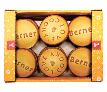 Печенье BERNER со сливочно-вишневой прослойкой 475г